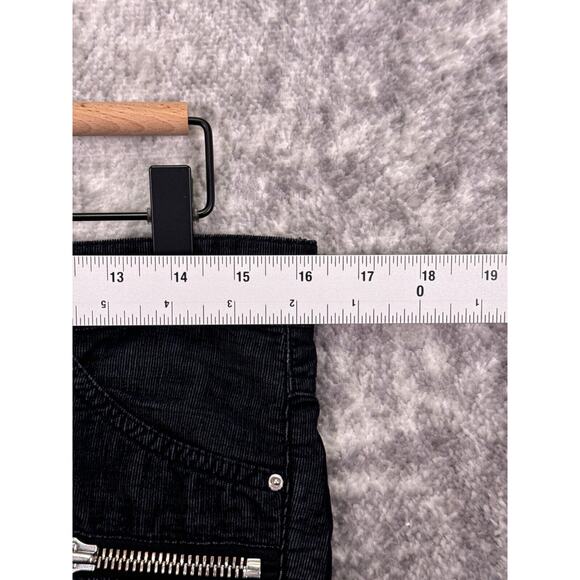 Isabel Marant Pants 2 Womens Black Skinny Fit Corduroy - Picture 3 of 7